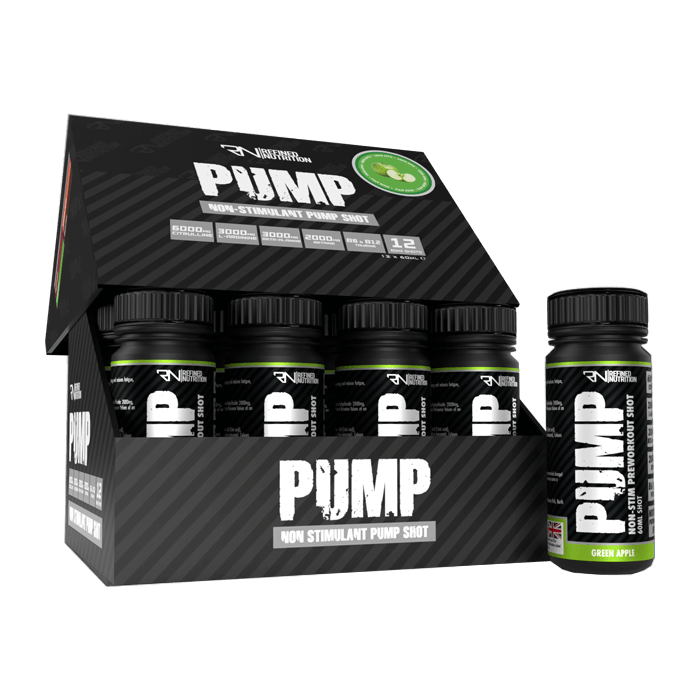 Pump Non Stim Pre-Workout Shots Box (12 x 60ml)