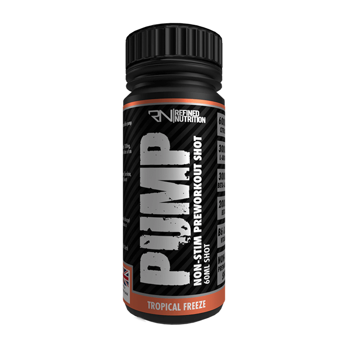 Pump Non Stim Pre-Workout Shots Box (12 x 60ml)